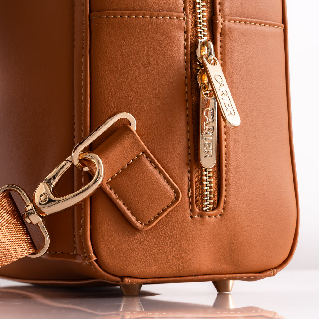 Laptop Tote/Backpack in Tan