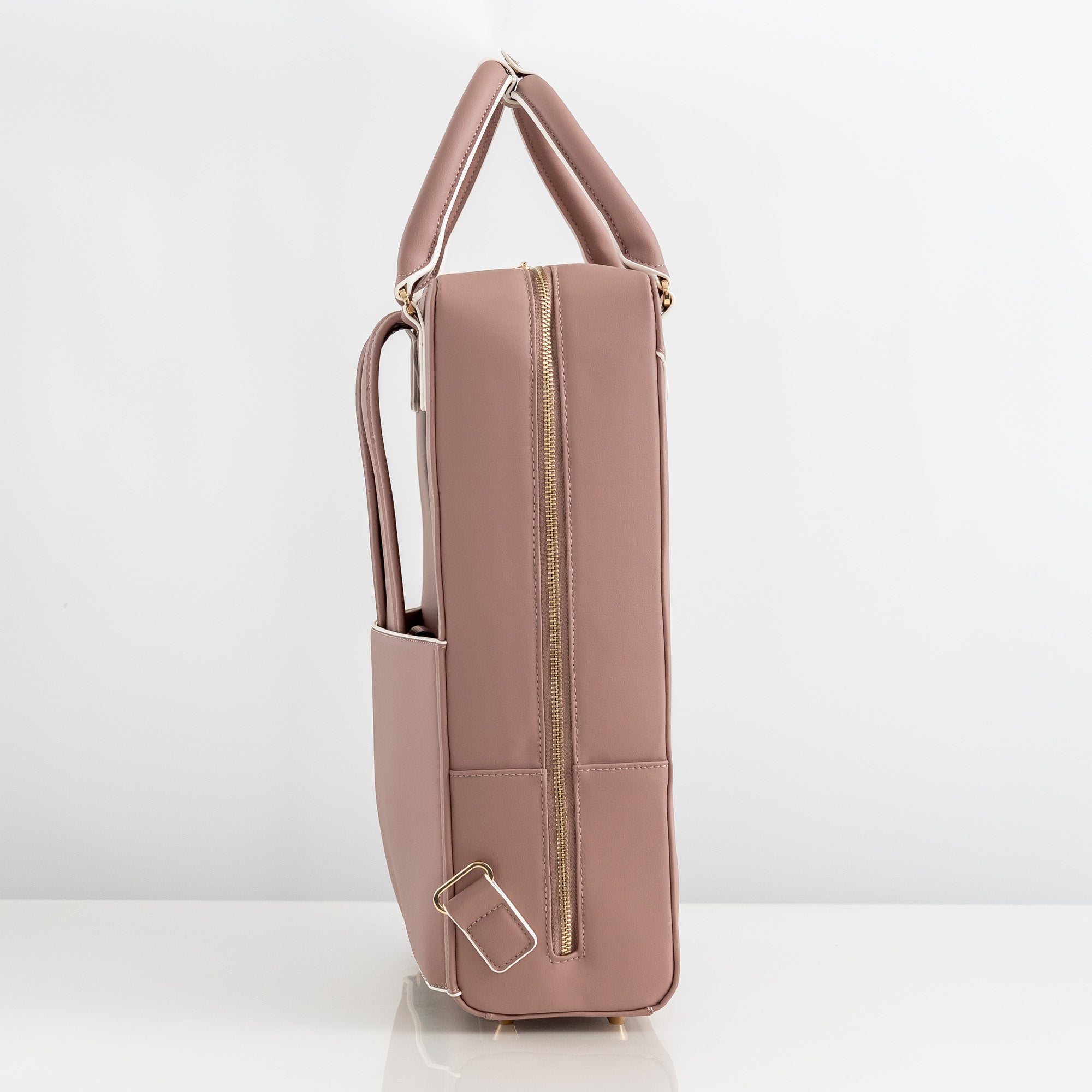 Luxury Women's Laptop Tote Bag in Pink White Detailing – Carter Bags